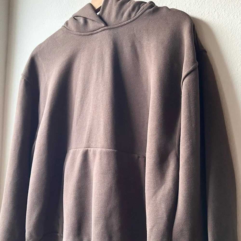 NWT Lululemon Brown Steady State Oversized Hoodie Walnut Crunch Sz S